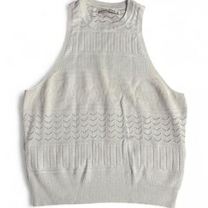 Abercrombie white knit top